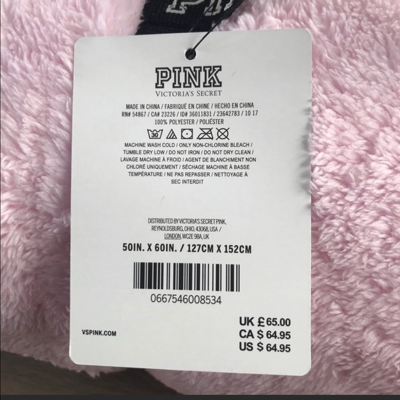 LAST ONE!!! PINK cozy plush blanket throw - Picture 2 of 4